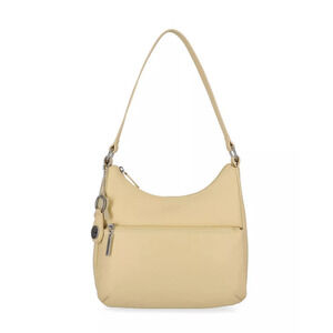 Giani Bernini Nappa Leather Hobo Bag Med Yellow 220033